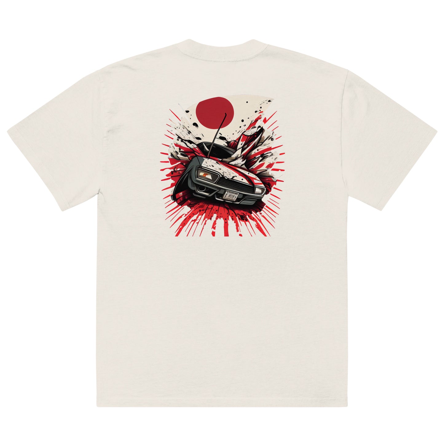 Bushido Boost Oversized Faded T-shirt