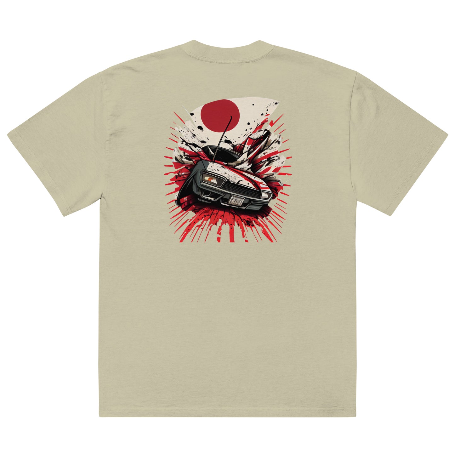 Bushido Boost Oversized Faded T-shirt