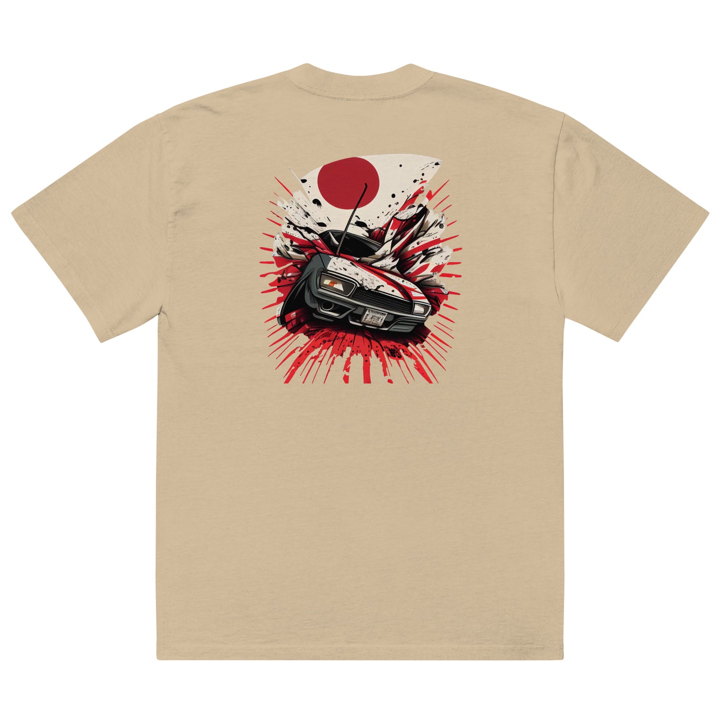 Bushido Boost Oversized Faded T-shirt